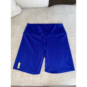 Daily Drills Cobalt Blue Biker Shorts